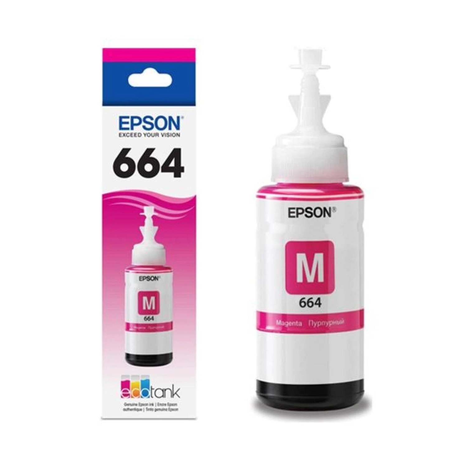 Botella Tinta EPSON T664 L310 L380 L375 L395 L575 L1300 Negro T664120- –  GRUPO DECME