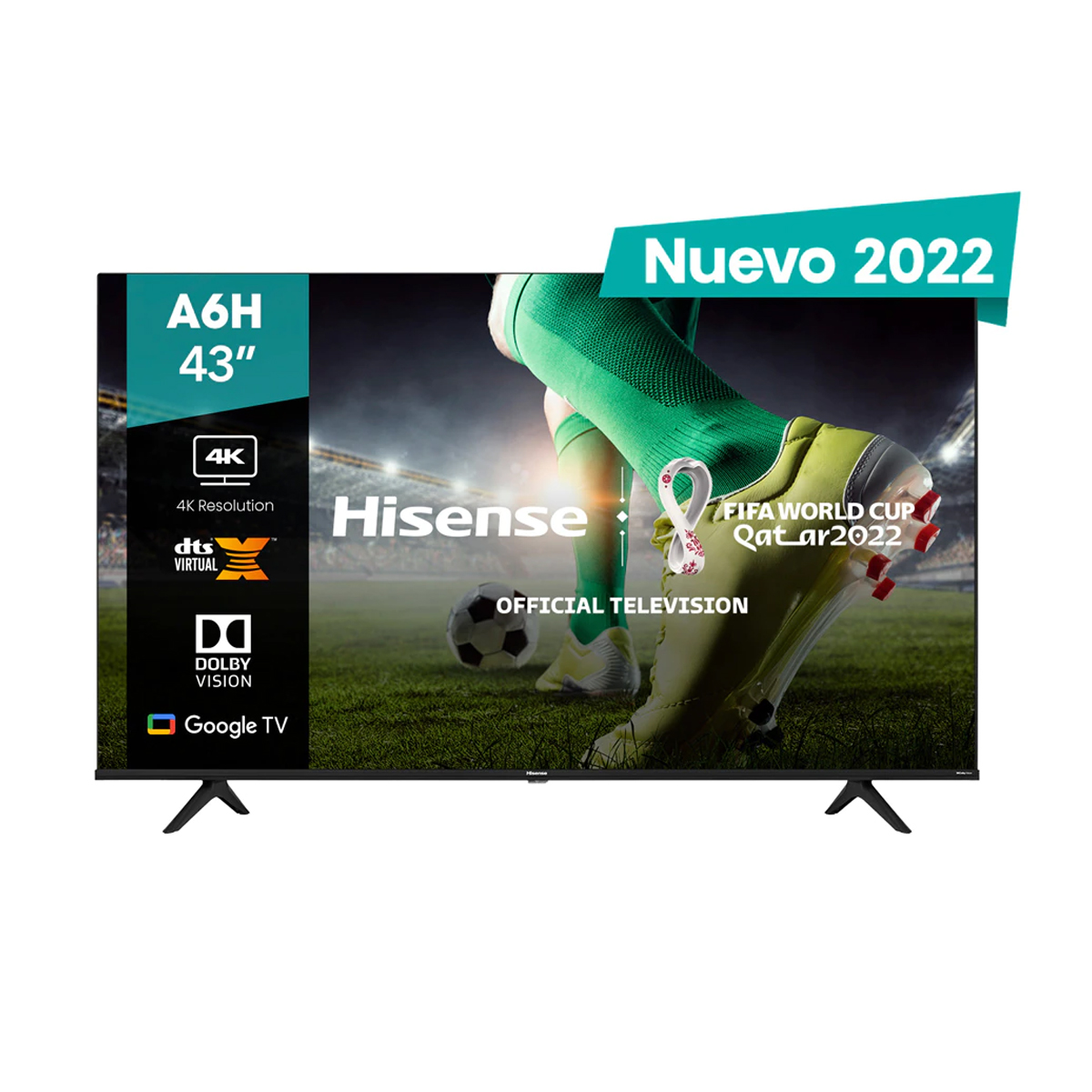  Hisense - Televisión Smart 43A6G de 43 pulgadas con resolución  4K Ultra HD, con Android, compatibilidad con Alexa : Todo lo demás